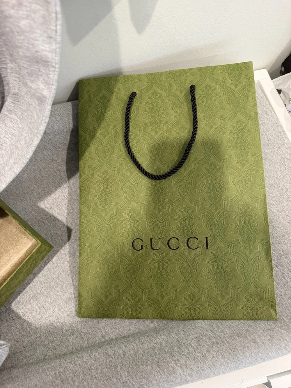 Gucci Gray Footed One-Piece All In One Cotton Jersey w Print